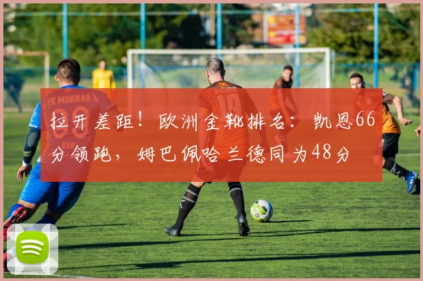 拉开差距！欧洲金靴排名：凯恩66分领跑，姆巴佩哈兰德同为48分